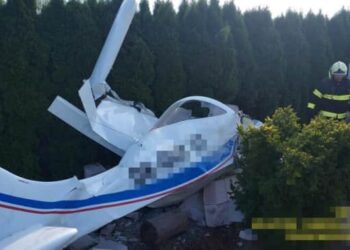 ჩეხეთში, საცხოვრებელ ეზოში თვითმფრინავი ჩამოვარდა – დაიღუპა 2 ადამიანი