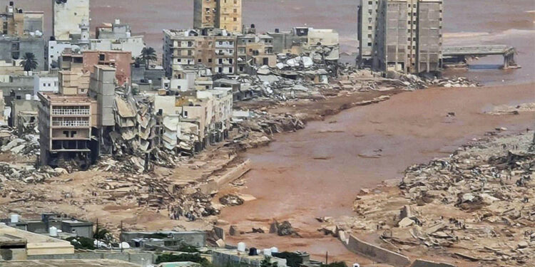 ლიბიაში წყალდიდობამ, სულ მცირე 2 000 ადამიანი იმსხვერპლა