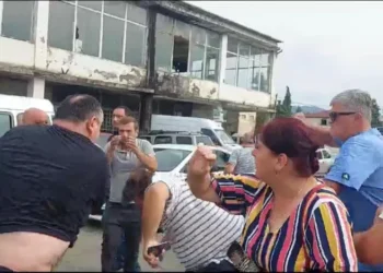 „ნაციონალური მოძრაობის“ ინფორმაციით ჩოხატაურში მათ წევრებს, სკვერის გასხვისების საინფორმაციო ბუკლეტების დარიგების დროს, „ქართული ოცნების“ წევრები ფიზიკურად გაუსწორდნენ