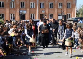 ვიდეო – წმიდა სპირიდონ ტრიუმფუტელის წმინდა ფაჩუჩის ჩამობრძანება ჩოხატაურში