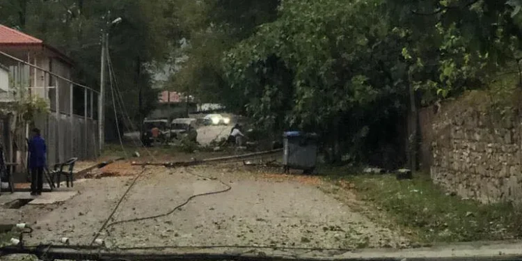 სეტყვამ და ქარიშხალმა კახეთში რამდენიმე მუნიციპალიტეტი დააზარალა