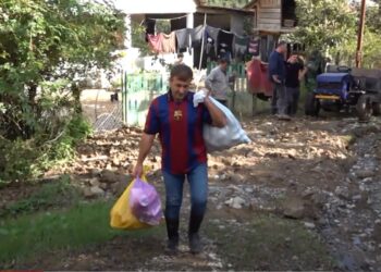 ვიდეო – ჰუმანიტარული დახმარება ლანჩხუთში სტიქიით დაზარალებულ მოსახლეობას