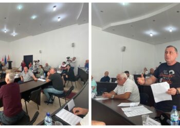 ხმაური და დაპირისპირება ლანჩხუთის საკრებულოს სხდომაზე