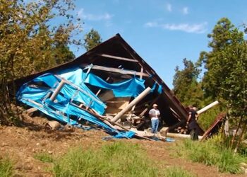 სტიქიის შედეგები სოფელ შრომაში