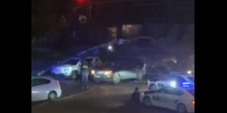 ვიდეო – თბილისში ქარმა განათების ბოძი და ხე წააქცია