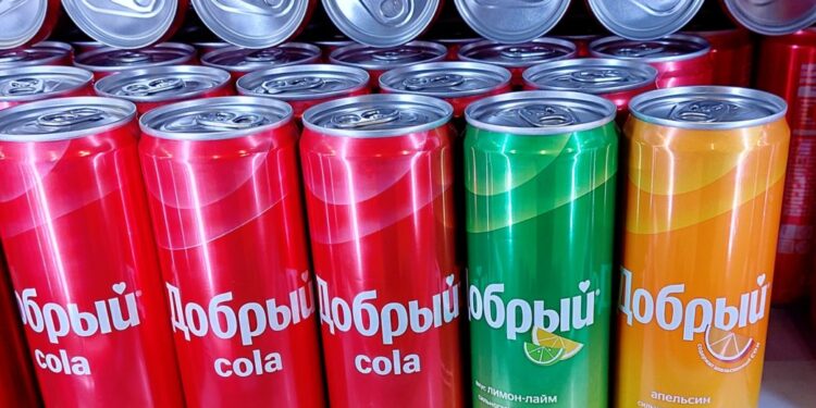 რუსეთში “კოკა-კოლის” სასმელები Добрый-ის ბრენდმა ჩაანაცვლა