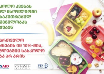 სკოლებში უფასო კვებას შესახებ „მშობლები განათლებისთვის“ ინიციატივით პეტიცია მომზადდა