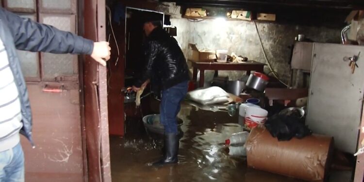 ვიდეო – ძლიერი წვიმის შედეგად შექმნილი პრობლემები ოზურგეთში