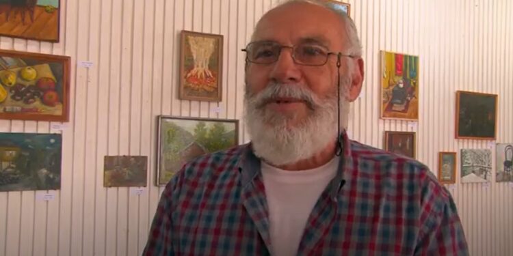 მხატვარ ვალერი მახარაძის პერსონალური გამოფენა ოზურგეთის სურათების გალერეაში