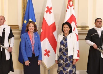 აშშ-ის ახალმა ელჩმა საქართველოს პრეზიდენტს რწმუნებათა სიგელი გადასცა