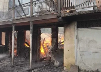 წალენჯიხის მუნიციპალიტეტში საცხოვრებელი სახლი დაიწვა