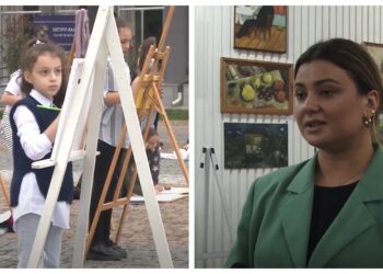 პროექტის „ჩემი ქალაქის“ ფარგლებში ოზურგეთში საჯარო ხატვა გაიმართა