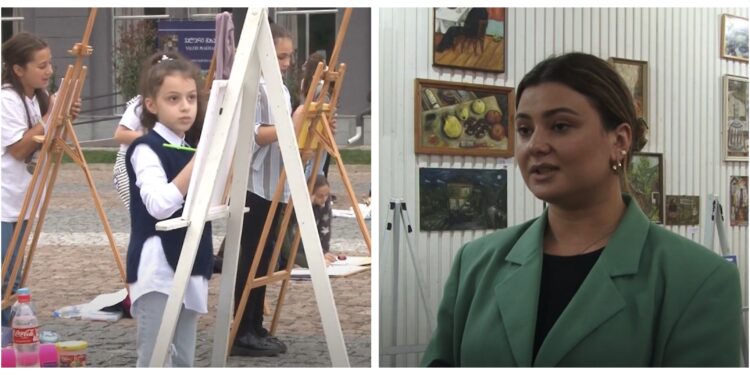 პროექტის „ჩემი ქალაქის“ ფარგლებში ოზურგეთში საჯარო ხატვა გაიმართა