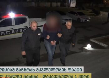 ვიდეო – პოლიციამ დააკავა პირი, რომელმაც კახეთში თანასოფლელი მოკლა