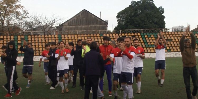 ვიდეო – ოზურგეთის „მერცხალი“ მეოთხე ლიგაში დაწინაურდა