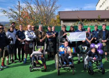 შოტლანდიის ნაკრების გულშემატკივრებმა თბილისში ბავშვთა ჰოსპისს 4 500 გირვანქა სტერლინგი გადასცა