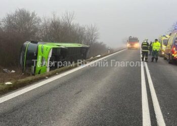 სლოვაკეთში უკრაინიდან ჩამოსული ავტობუსი გადაბრუნდა, დაშავებულთა შორის არიან ბავშვები