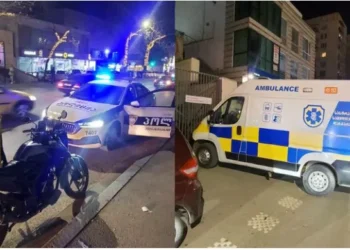 2 კურიერს ავტომობილი დაეჯახა – ავარია თბილისში