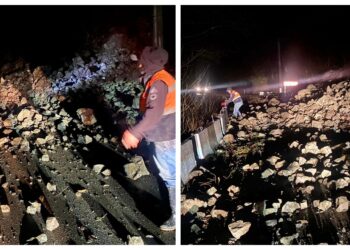 ჩოხატაური-ბახმაროს გზაზე ქვა-ღორღის ჩამოწოლის გამო მოძრაობა აკრძალულია