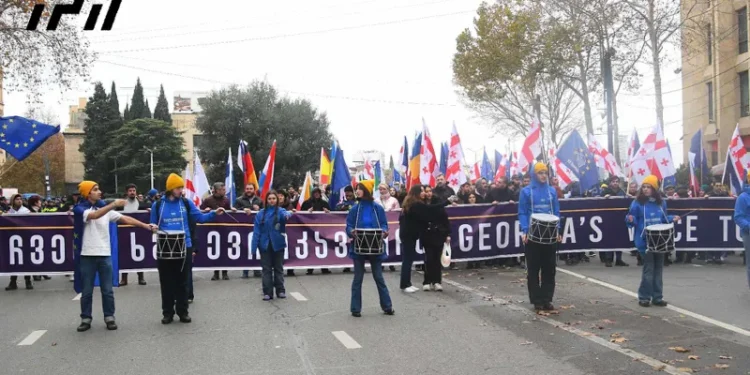 “შენი ხმა ევროკავშირს” – მოქალაქეები, მესამე სექტორისა და საზოგადოების სხვადასხვა სფეროს წარმომადგენლები მსვლელობას მართავენ