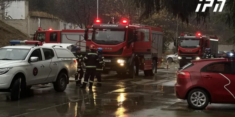 თბილისში ერთ-ერთ უნივერსიტეტში ხანძარი იყო