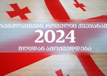 რეგულაციები, რომელიც ახალი წლიდან შევიდა ძალაში