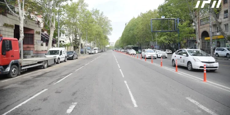 როდის აღდგება წერეთლის გამზირზე ტრანსპორტის მოძრაობა ორმხრივად – თბილისის მერიის ინფორმაცია