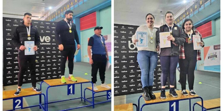 ოზურგეთელი მძლეოსნების 9 მედალი საქართველოს ზამთრის ეროვნული ჩემპიონატიდან