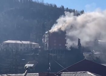 ქედაში, საცხოვრებელ კორპუსში ხანძარია