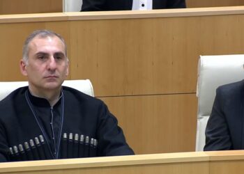 პაპუაშვილის შენიშვნის შემდეგ, ალეკო ელისაშვილი პარლამენტში ჩოხით მივიდა