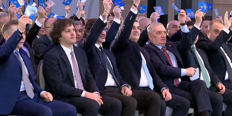 ქართულმა ოცნებამ“ პრემიერ-მინისტრობის ახალი კანდიდატი ოფიციალურად წარადგინა