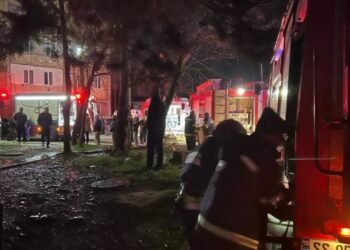 ქუთაისში საცხოვრებელ კორპუსში ხანძარია