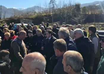 სოფელ ქაქუთში მოსახლეობამ საპროტესტო აქცია გამართა