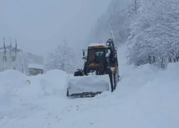 ხულოში ცენტრალურ საავტომობილო გზაზე ზვავი ჩამოწვა
