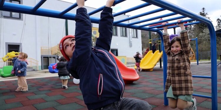 ვიდეო – ლანჩხუთის მუნიციპალიტეტის ორ სოფელში საბავშვო ბაღების მშენებლობა დასრულდა