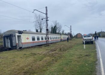 ოზურგეთი–თბილისის მატარებელი ლიანდაგებს მოწყდა