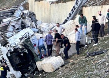 სატვირთო ხრამში გადავარდა – ავტოსაგზაო შემთხვევა სურამში