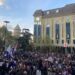 პარლამენტთან აქცია “კი ევროპას! არა რუსულ კანონს!“ მიმდინარეობს