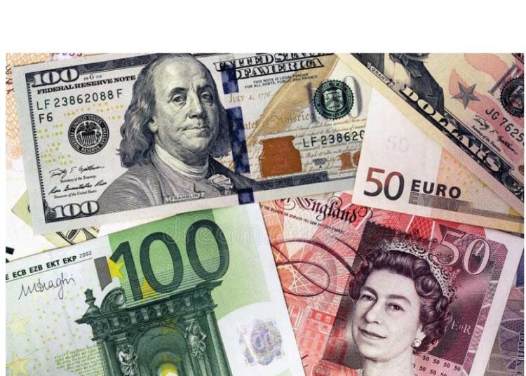 უცხოური ვალუტა, დოლარი და ევრო