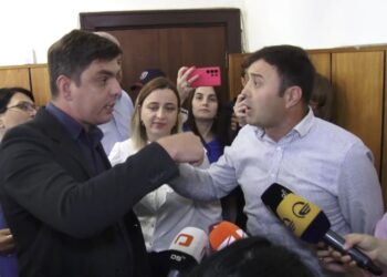 ვიდეო – შეხლა-შემოხლა ოზურგეთის საკრებულოს სხდომაზე