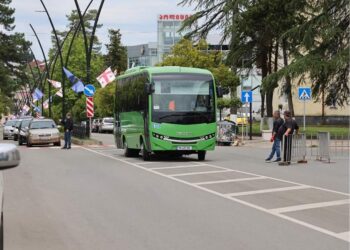 ოზურგეთს 8 ახალი ავტობუსი ჰყავს