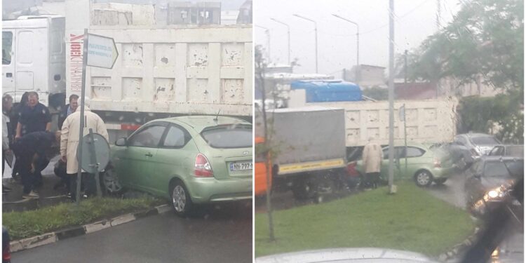 ავარია ბათუმის შესასვლელთან, მოძრაობა პარალიზებულია