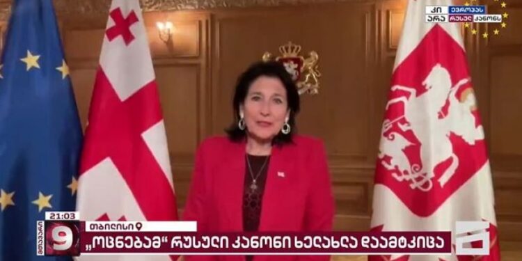 “84 შულავერელი თუ 84 ორჯონიკიძე ვერაფერს ვერ შეუცვლის ამ ქვეყნის მომავალს. ეს მომავალი ჩვენია” – პრეზიდენტის მიმართვა აქციის მონაწილეებს