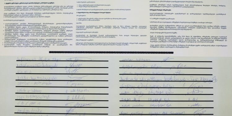 17 პარტია და 5 დამოუკიდებელი დეპუტატი – ვინ მოაწერა ხელი “ქართულ ქარტიას”