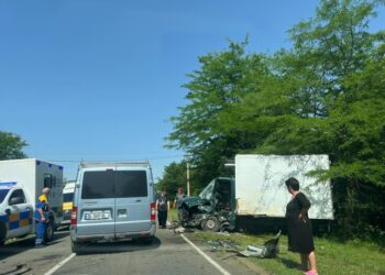 ცოტა ხნის წინ სოფელ ნაგომარში ავტოსაგზაო შემთხვევა მოხდა (+ფოტოები)