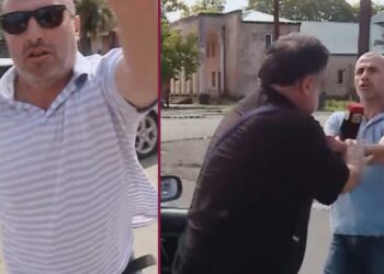 დაიწყო გინება, არ მივაქციეთ ყურადღება, მოვიდა შემაფურთხა სახეში და დამარტყა, შემდეგ 4 ადამიანი დაგვესხა თავს – ლადო მენაბდე თავდასხმის დეტალებზე