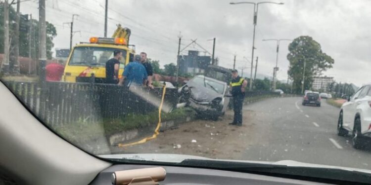 ავარია ბათუმში – არიან დაშავებულები