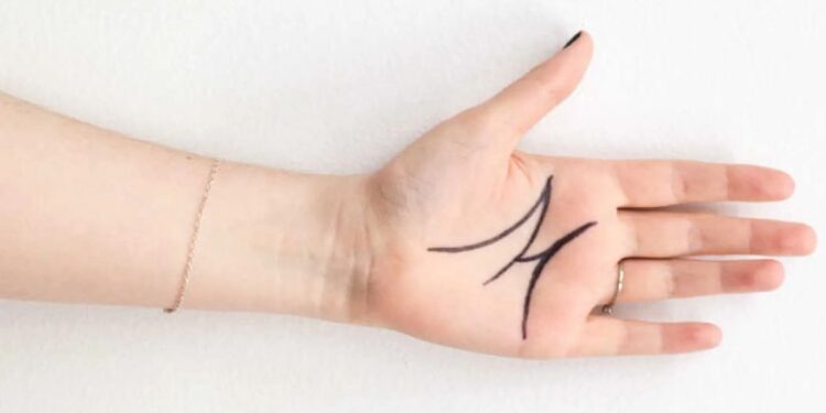 რას ნიშნავს ასო „M“ მარცხენა ხელისგულზე?