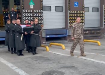 უკრაინაში დაღუპული ქართველი მებრძოლი ბონდო გაგნიძე საქართველოში ჩამოასვენეს