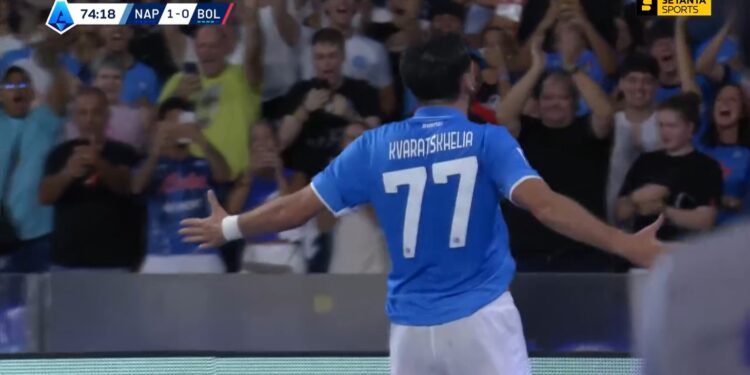 ხვიჩა კვარაცხელიას პირველი გოლი “სერია ა”-ს ახალ სეზონში